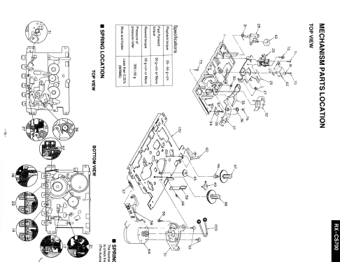 Portable Stereo Component System RX-CS700; Panasonic, (ID = 1782333) Radio