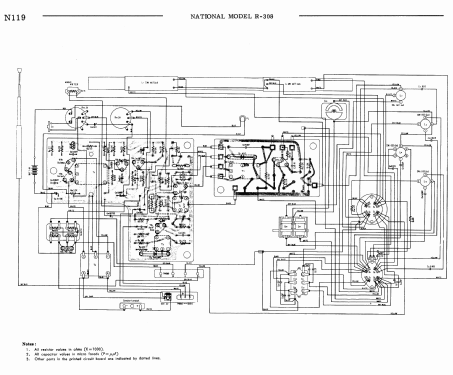 National Panasonic 3 Band 8 Transistor R-308; Panasonic, (ID = 1721385) Radio