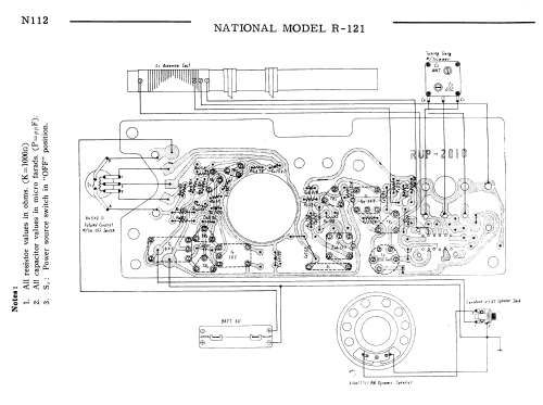 National Panasonic All Transistor R-121; Panasonic, (ID = 1705057) Radio