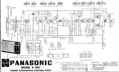 R-807; Panasonic, (ID = 1573011) Radio