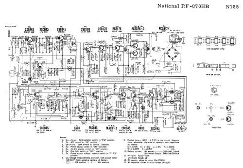 RF-870HB; Panasonic, (ID = 1684456) Radio