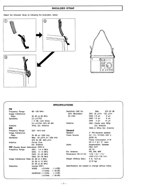 RF-B300; Panasonic, (ID = 2775706) Radio