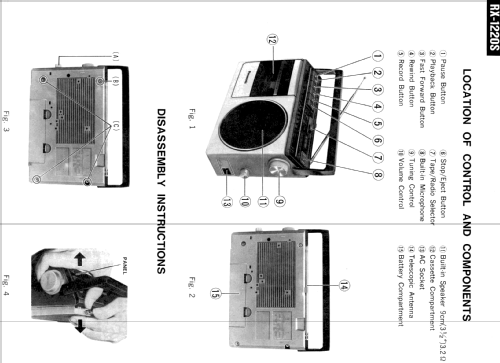 RX1220S; Panasonic, (ID = 1620167) Radio