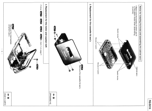 Stereo Cassette Player RQ-SX 15; Panasonic, (ID = 2084418) R-Player