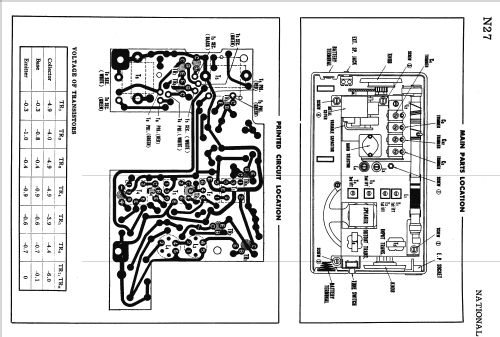 National 8 Transistor 2 Band T-22T; Panasonic, (ID = 1725276) Radio