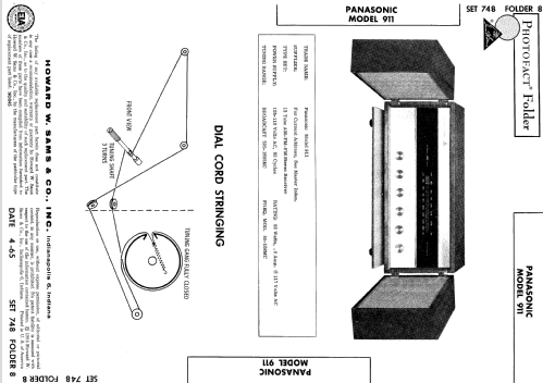 911; Panasonic, (ID = 532553) Radio