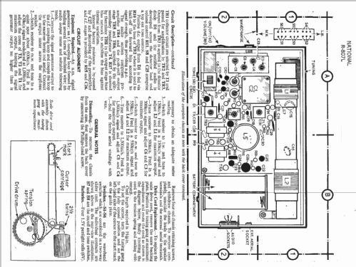 R-807 L; Panasonic, (ID = 207609) Radio