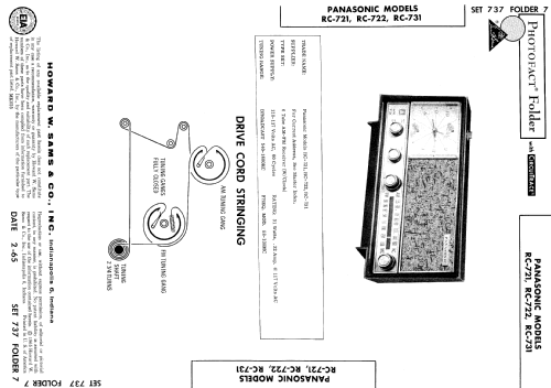 RC-722; Panasonic, (ID = 532572) Radio