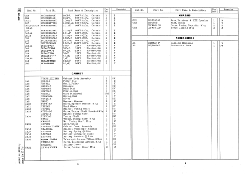 National Panasonic RF-516; Panasonic, (ID = 1405125) Radio