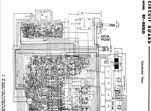 RF-885 LD; Panasonic, (ID = 377492) Radio