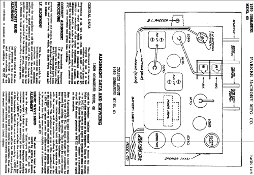 Commander 6D 1939; Parker McCrory Mfg. (ID = 443331) Radio