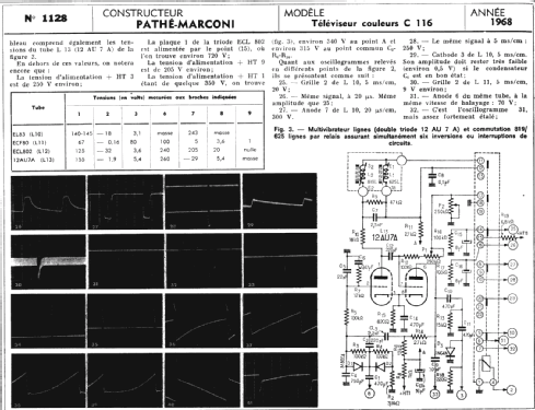 C116; Pathé-Marconi, Les (ID = 292136) Television