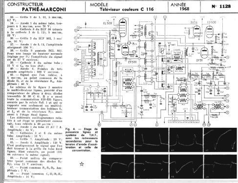 C116; Pathé-Marconi, Les (ID = 292138) Television