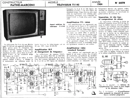 T1145; Pathé-Marconi, Les (ID = 290466) Television