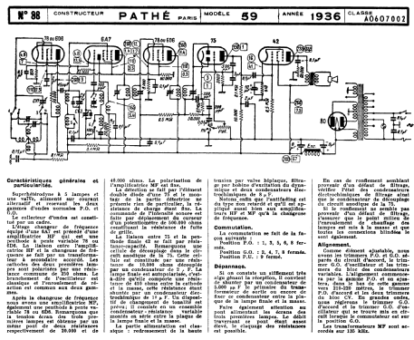 59 Ch= 636; Pathé Radio, Pathé (ID = 1984153) Radio