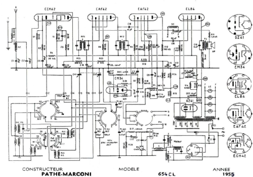 654 CL; Pathé-Marconi, Les (ID = 2924670) Radio