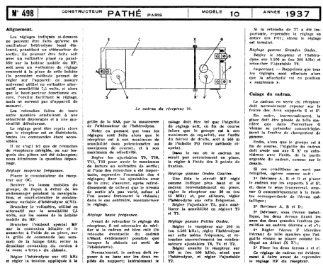 10 Ch= 1037; Pathé Radio, Pathé (ID = 1993398) Radio