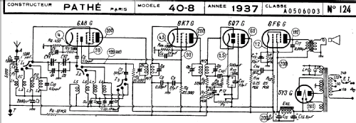 40 Ch= 375 ou 575 ; Pathé Radio, Pathé (ID = 216355) Radio