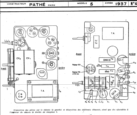 5 Ch= 537; Pathé Radio, Pathé (ID = 220373) Radio