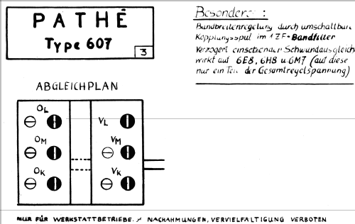607C Ch= 647; Pathé Radio, Pathé (ID = 644675) Radio