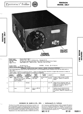 AM-T ; Pentron Corporation; (ID = 3100922) Radio