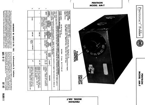 AM-T ; Pentron Corporation; (ID = 980188) Radio