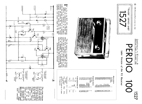 100; Perdio Electronics (ID = 1325861) Radio