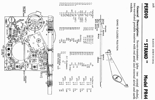 Strand PR44; Perdio Electronics (ID = 726782) Radio