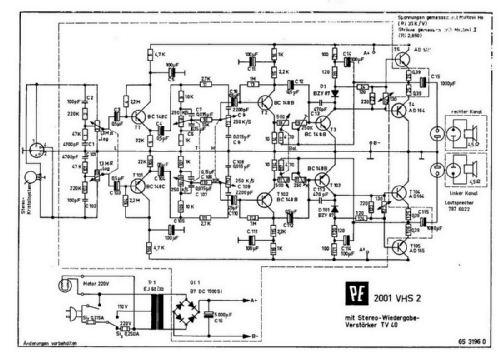 PE2001VHS2; Perpetuum-Ebner PE; (ID = 1425580) R-Player