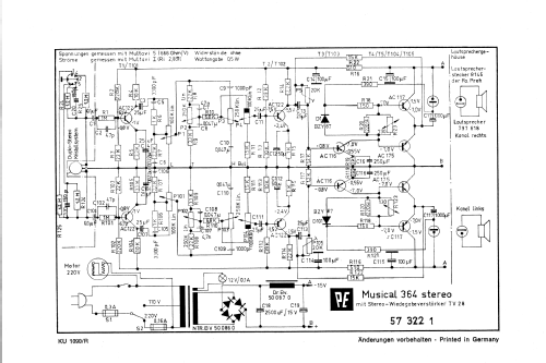 PE Musical 364 Stereo; Perpetuum-Ebner PE; (ID = 1813293) R-Player