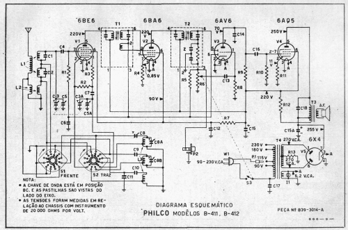 B-411; Philco Rádio e (ID = 2275551) Radio