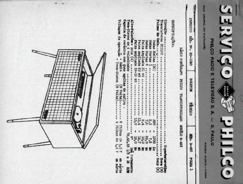 B-483; Philco Rádio e (ID = 790305) Radio