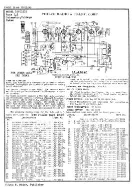 107 Radio-Phonograph; Philco, Philadelphia (ID = 2874703) Radio