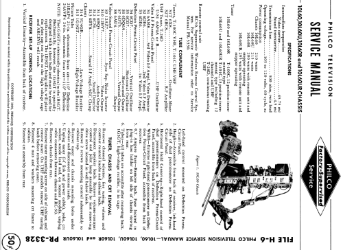 10L60UR ; Philco, Philadelphia (ID = 1164986) Television