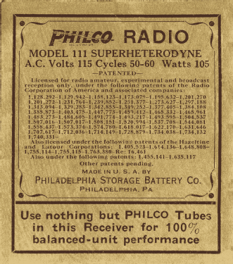 111 Lowboy; Philco, Philadelphia (ID = 3019680) Radio