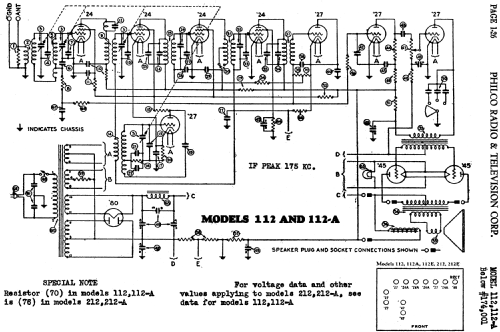 112 Lowboy; Philco, Philadelphia (ID = 460707) Radio