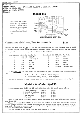 118B ; Philco, Philadelphia (ID = 2855437) Radio