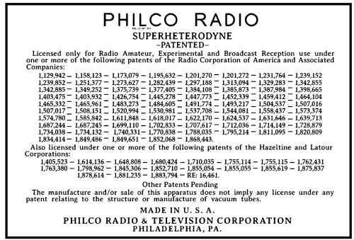 118B ; Philco, Philadelphia (ID = 3095408) Radio