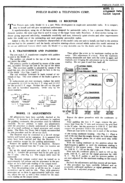 11 Auto Radio; Philco, Philadelphia (ID = 2853857) Car Radio