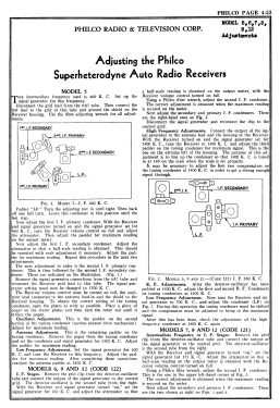 12 Code 121; Philco, Philadelphia (ID = 2853550) Car Radio