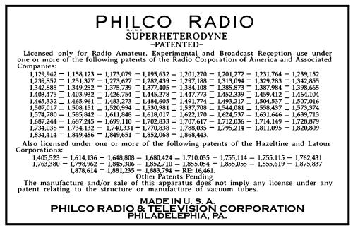 144B ; Philco, Philadelphia (ID = 3106168) Radio