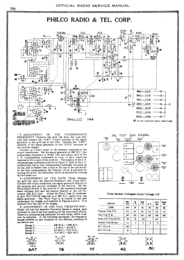 144D ; Philco, Philadelphia (ID = 2898756) Radio