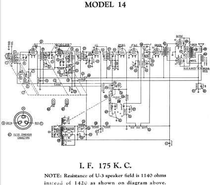 14D ; Philco, Philadelphia (ID = 518942) Radio