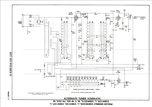 22D4033G Ch= TV-332U; Philco, Philadelphia (ID = 1953540) Television