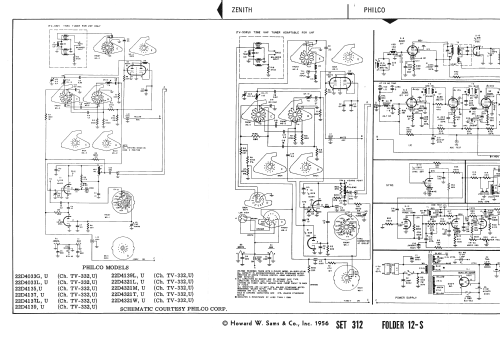 22D4033G Ch= TV-332U; Philco, Philadelphia (ID = 2147447) Television