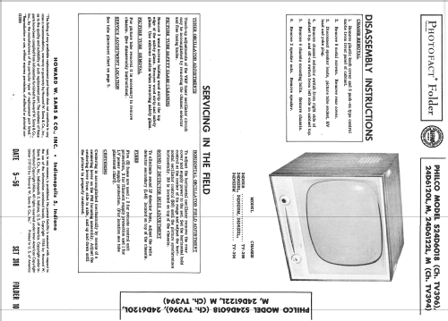 24D6120L Ch= TV-394; Philco, Philadelphia (ID = 2257125) Television