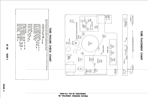 24D6126L Ch= TV-444; Philco, Philadelphia (ID = 1878921) Television