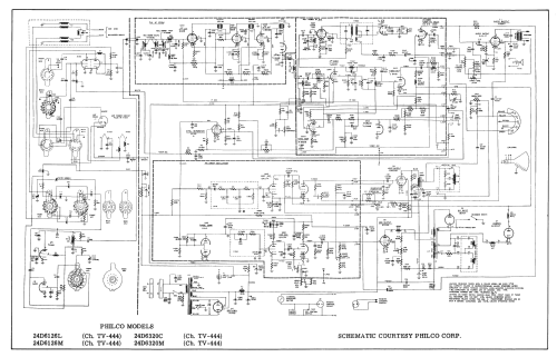 24D6126L Ch= TV-444; Philco, Philadelphia (ID = 2147287) Television