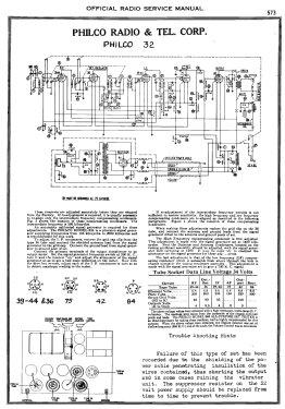 32B Farm radio; Philco, Philadelphia (ID = 2898222) Radio