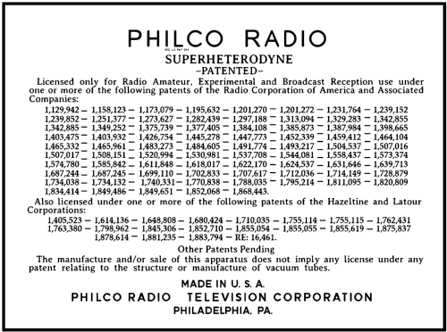 34B ; Philco, Philadelphia (ID = 3030126) Radio